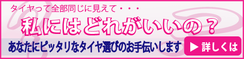 あなたにピッタリなタイヤ選びのおてつだい